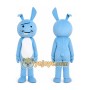 Easter Bunny Bug Blue Suit Rabbit Mascot Costume