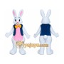 Easter Bunny Mascot Costume Cosplay Party