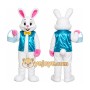 Easter Bunny Mascot Costume for Adults