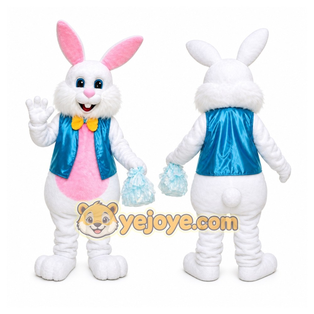 Easter Bunny with a basket Mascot Costumes Easter Bunny with a basket Mascot Costumes