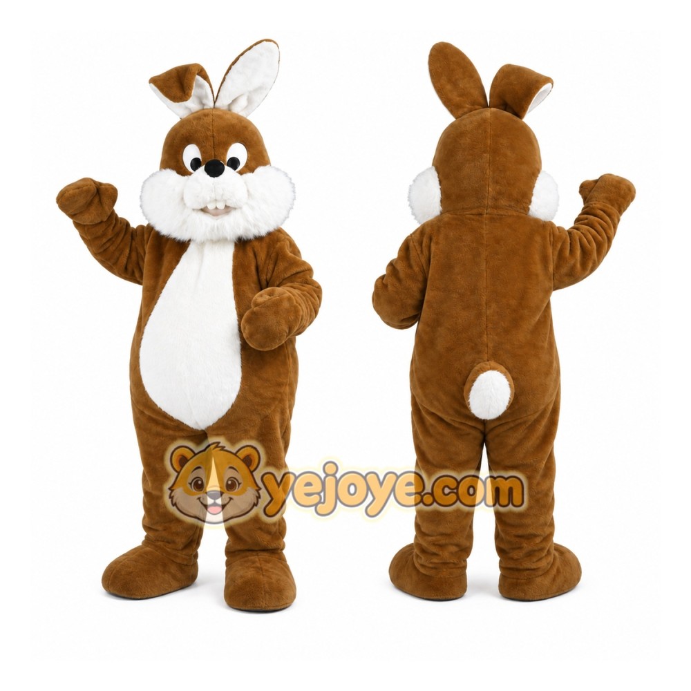 Easter Fat Rabbit Mascot Costume Easter Fat Rabbit Mascot Costume