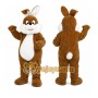 Easter Fat Rabbit Mascot Costume