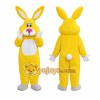 Easter Rabbit Bunny Mascot Costume Yellow Rabbit Easter Rabbit Bunny Mascot Costume Yellow Rabbit