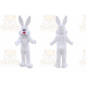 Easter Rabbit Mascot Costume White Bunny Bug Mascot