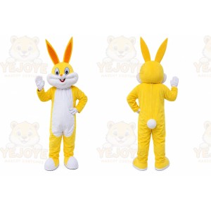 Easter Yellow Rabbit Bunny Mascot Costume