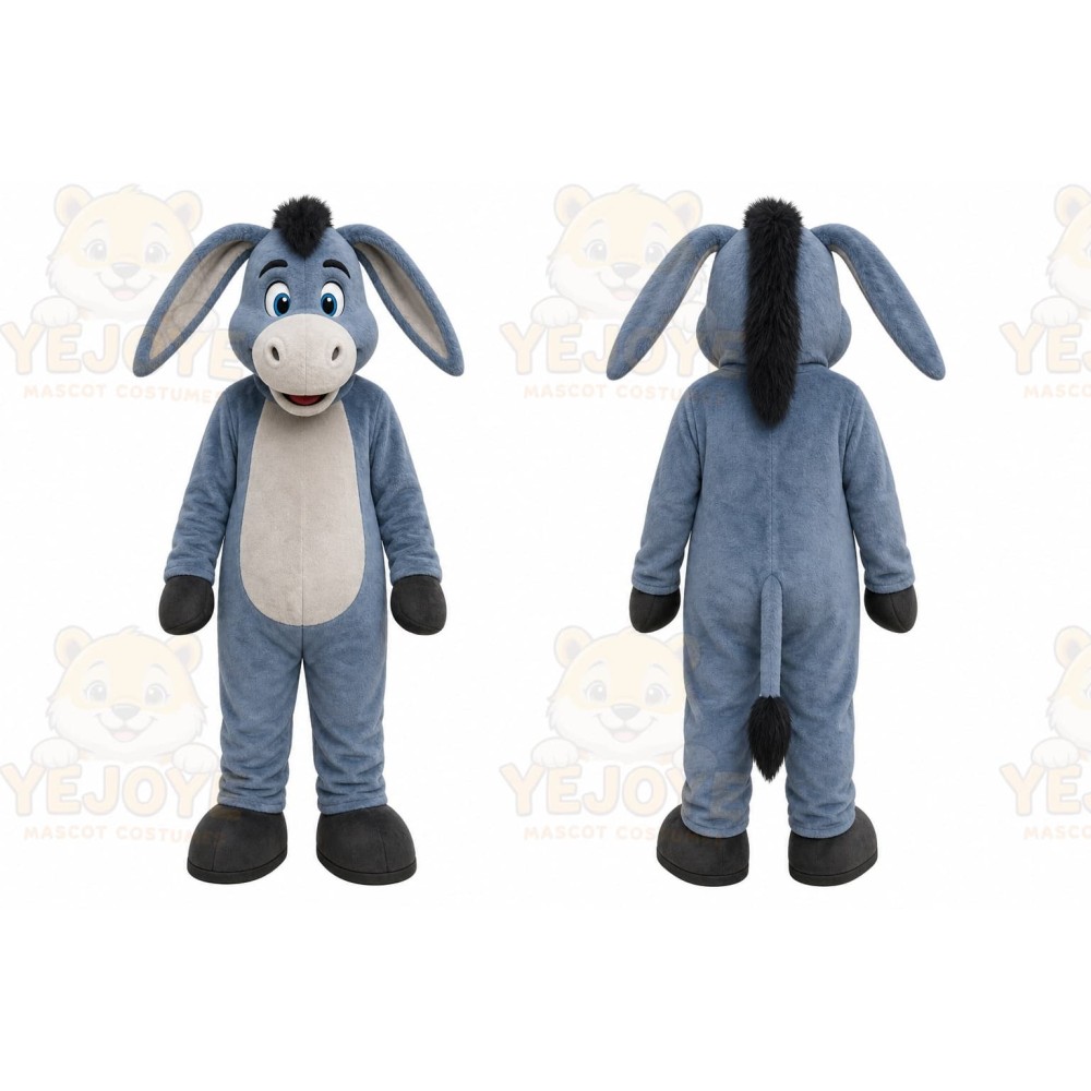 Eeyore Donkey Cartoon Mascot Costume
