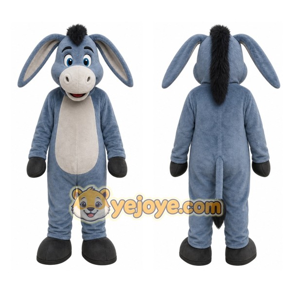 Eeyore Donkey Cartoon Mascot Costume