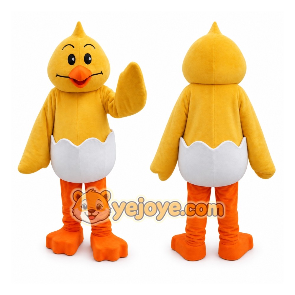 Egg Chick Mascot Costume Egg Chick Mascot Costume