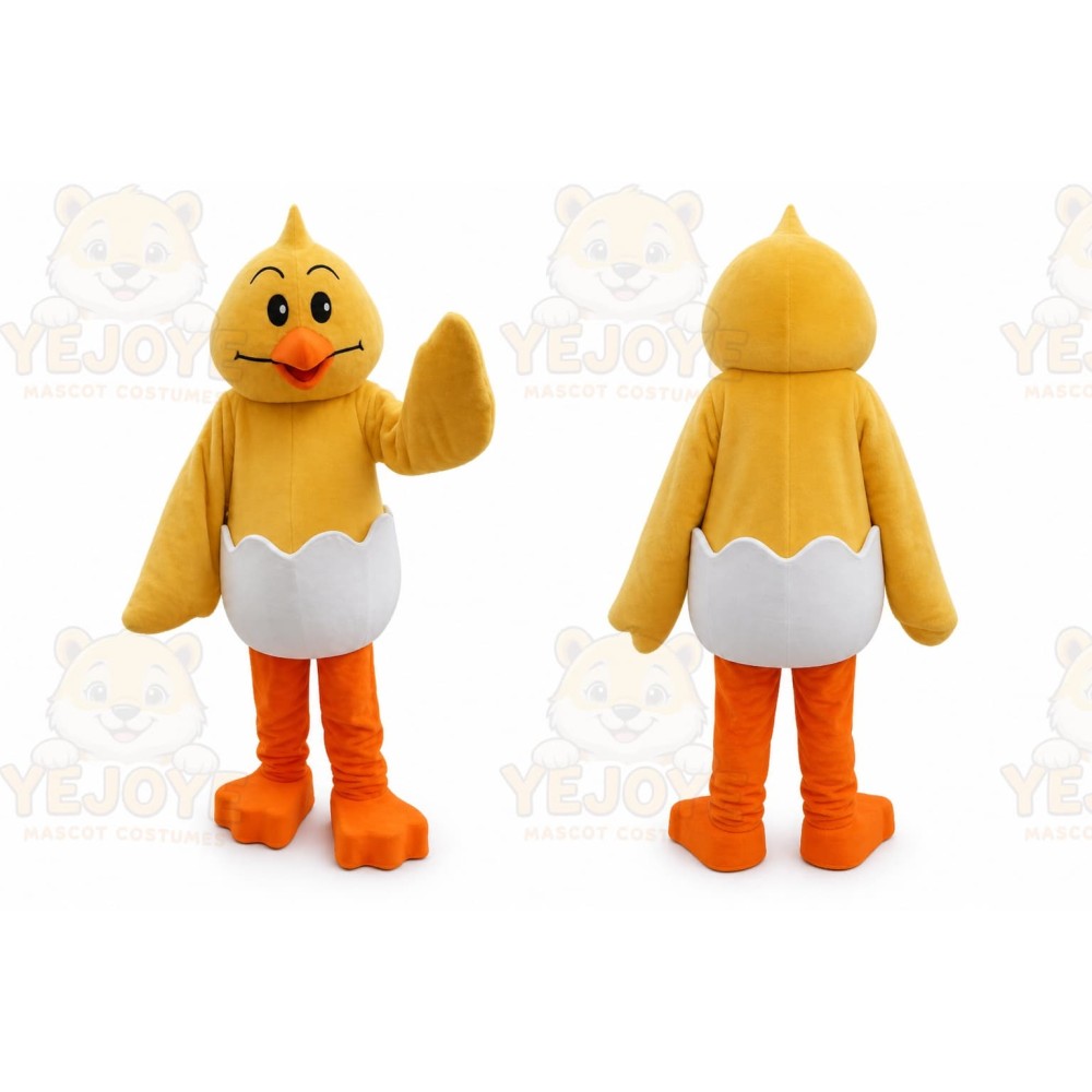 Egg Chick Mascot Costume
