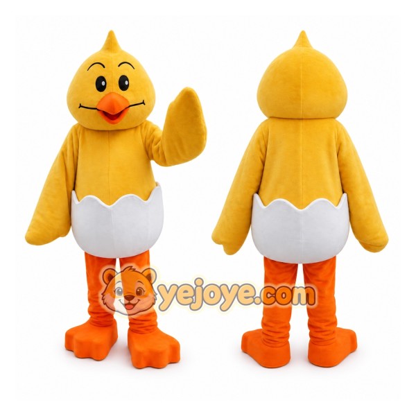 Egg Chick Mascot Costume