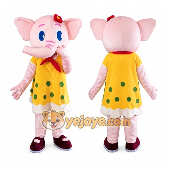 Elephant Mascot Costume Cosplay Outfits