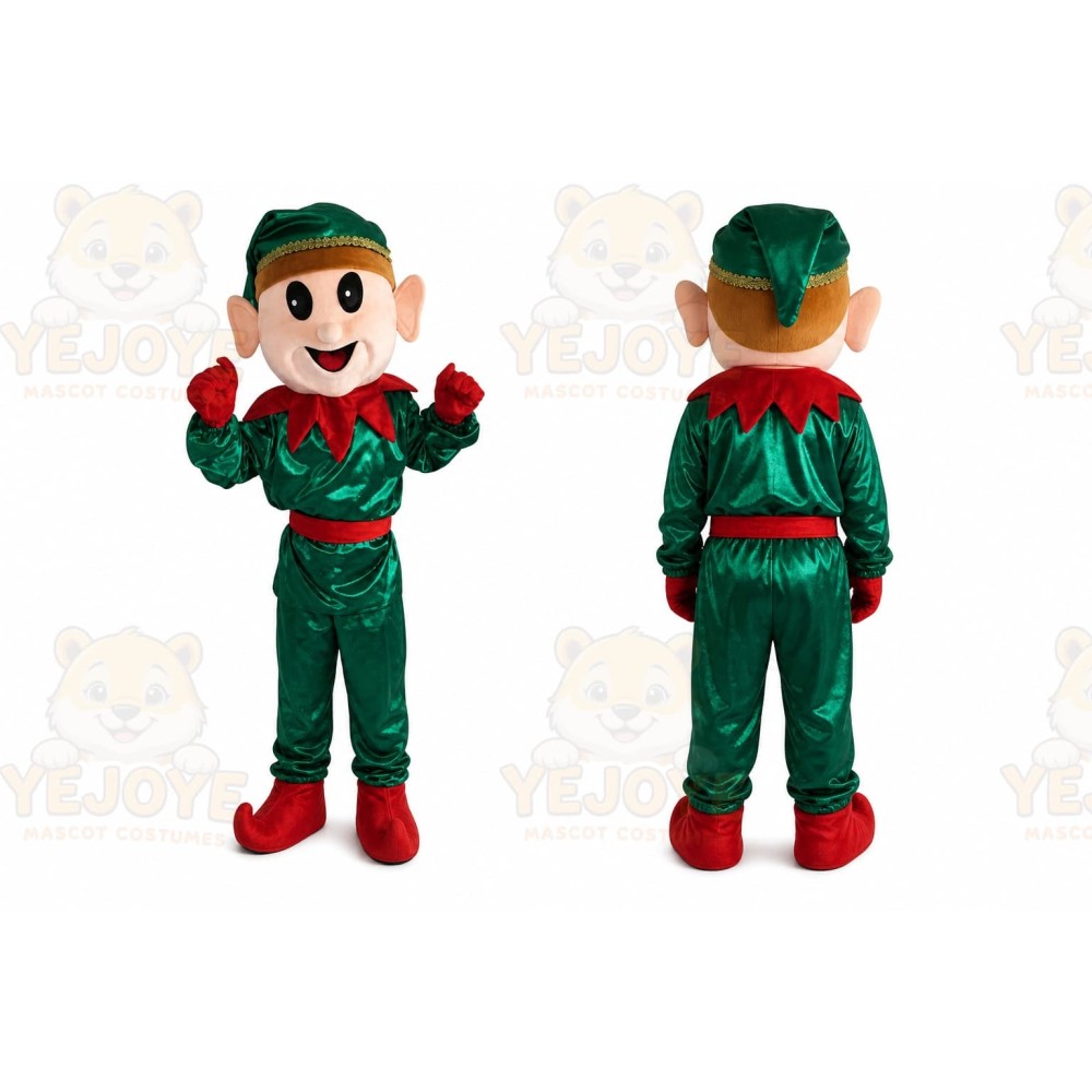 Elf Mascot Costume Cartoon Character