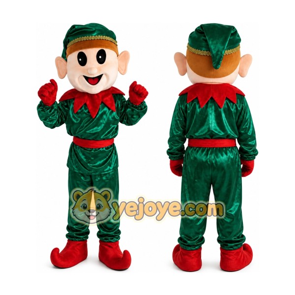 Elf Mascot Costume Cartoon Character