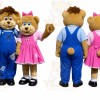 Farm Bears Mascot Costume
