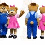 Farm Bears Mascot Costume
