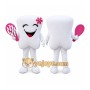Female Tooth Teeth Toothbrush Mascot Costume
