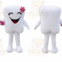 Female Tooth Teeth Toothbrush Mascot Costume