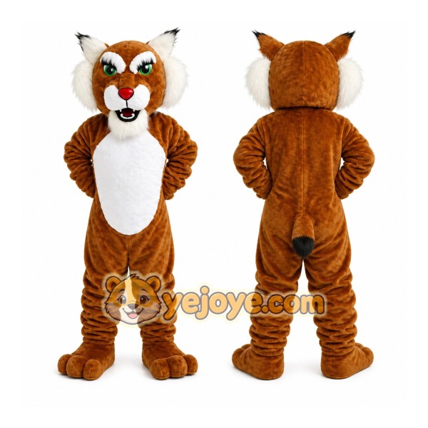 Female Wildcat Mascot Bobcat Courgar Costume