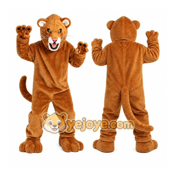Fierce Mountain Lion Mascot Costume