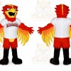 Fire Eagle Mascot Costume