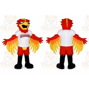 Fire Eagle Mascot Costume