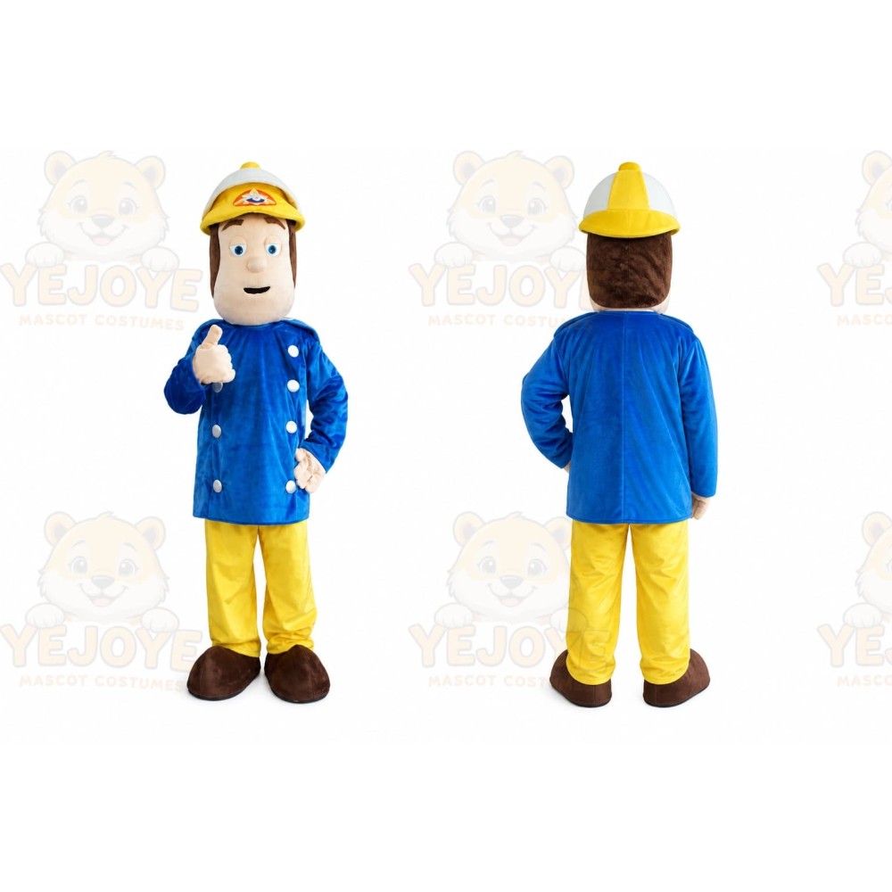 Fireman Sam Mascot Costume