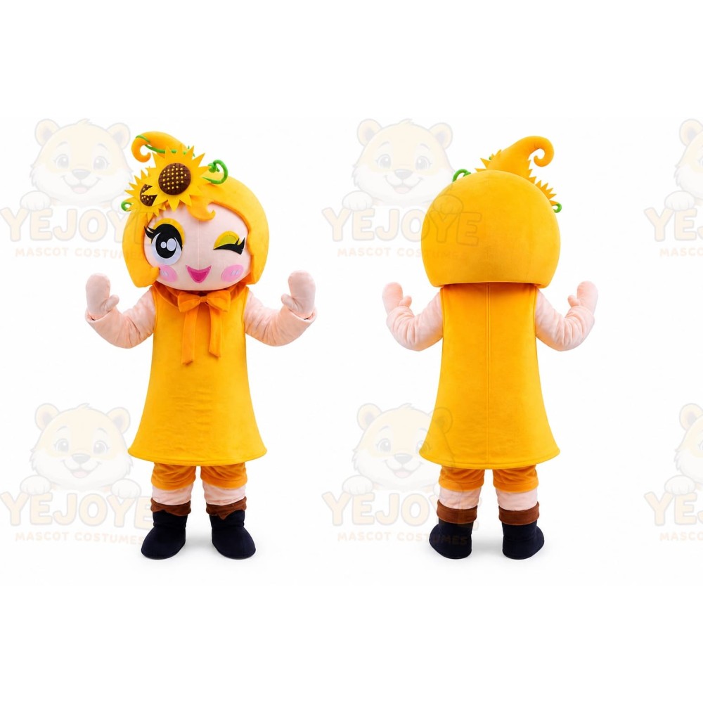 Flower Girl Mascot Costume