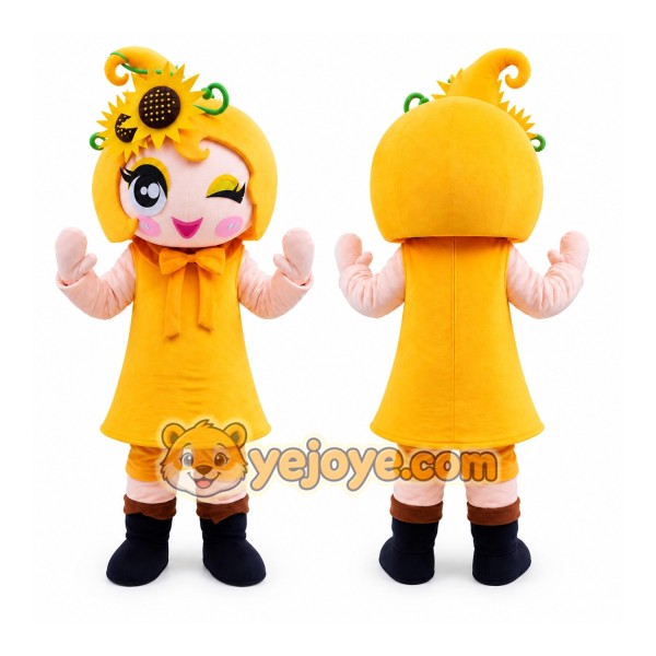 Flower Girl Mascot Costume