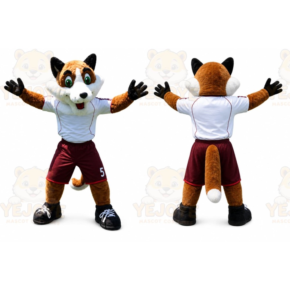 Football Soccer Fox Mascot Costume