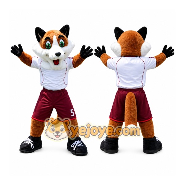 Football Soccer Fox Mascot Costume
