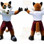 Football Soccer Fox Mascot Costume