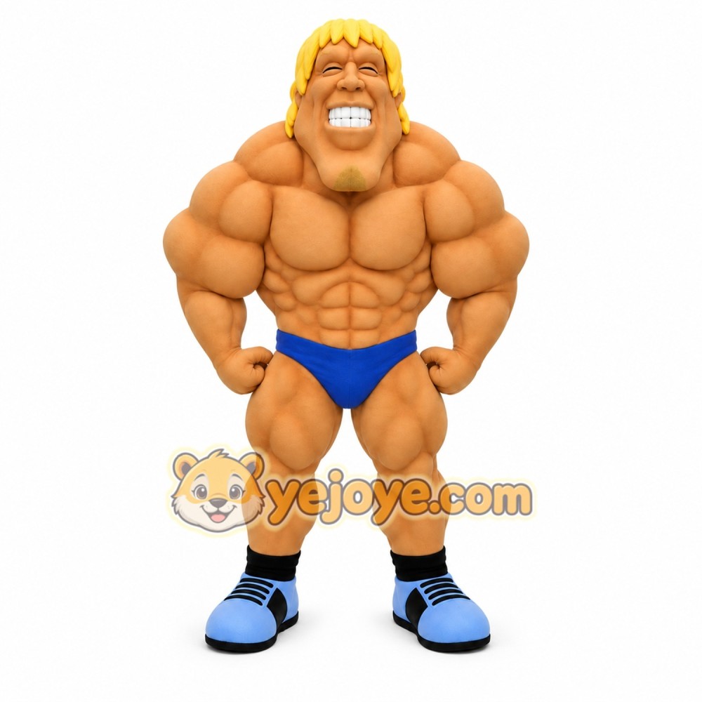 Strongman Mascot Costume for Adults Custom Logo Party Character Suit Strongman Mascot Costume for Adults Custom Logo Party Character Suit