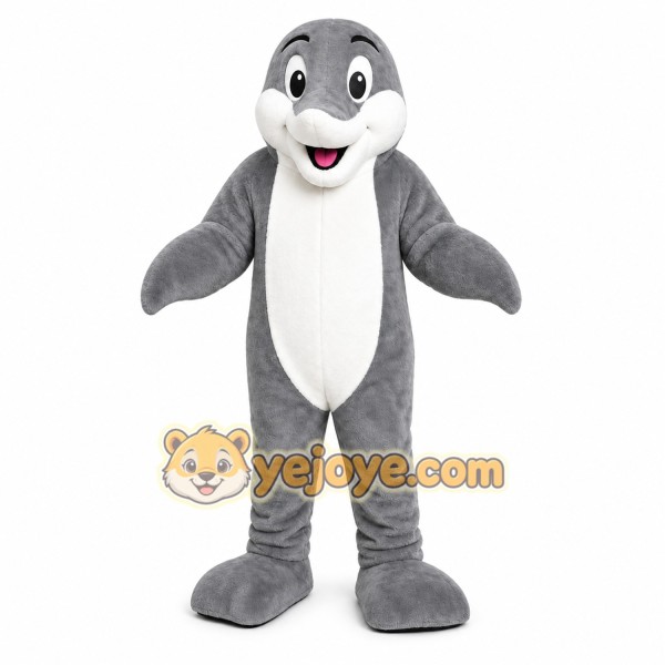 Dolphin Mascot Costume for Adults Custom Logo Party Character Suit Dolphin Mascot Costume for Adults Custom Logo Party Character Suit