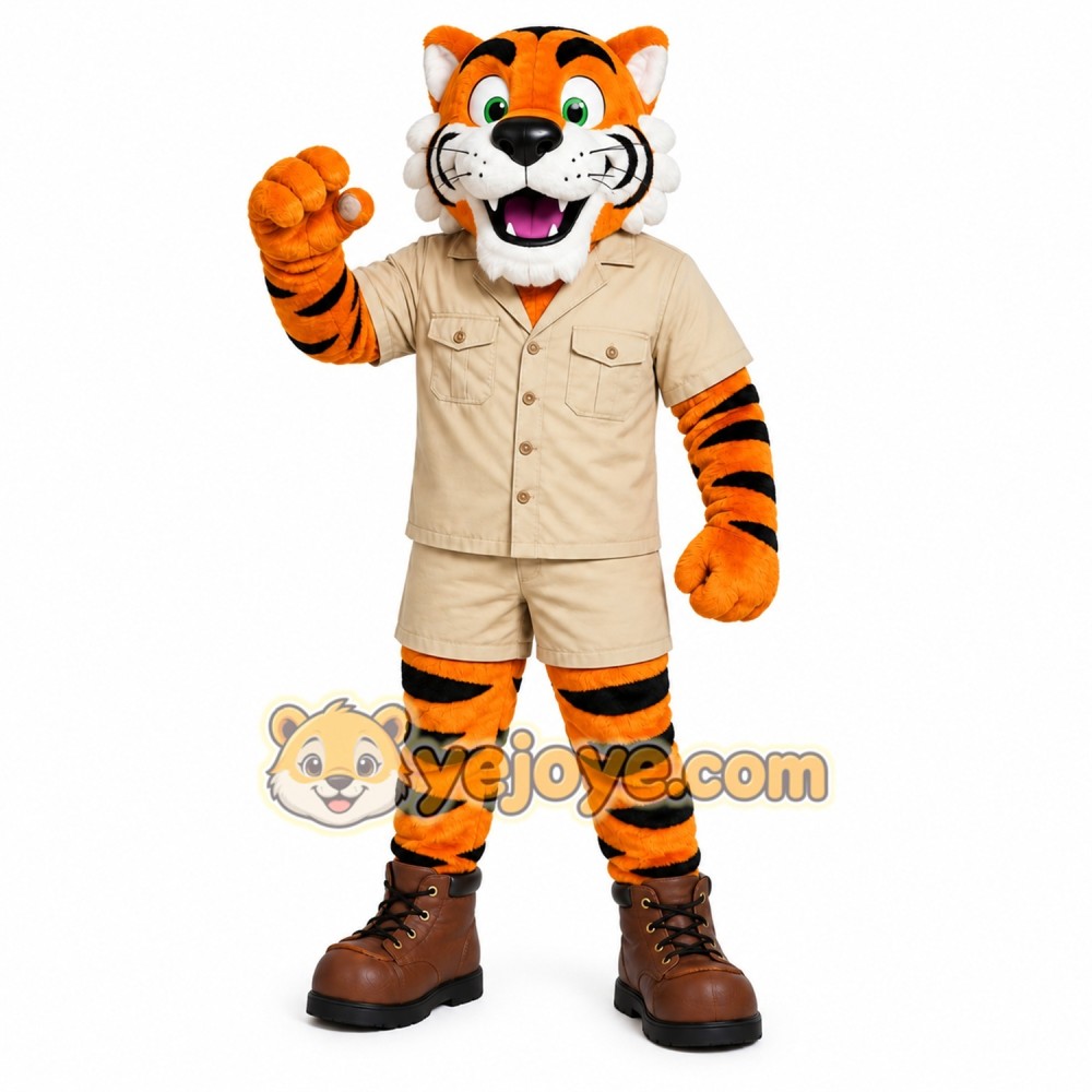 Tiger Mascot Costume for Adults Custom Logo Party Character Suit Tiger Mascot Costume for Adults Custom Logo Party Character Suit