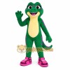 Green Reptile Mascot Costume for Adults Custom Logo Party Character Suit Green Reptile Mascot Costume for Adults Custom Logo Party Character Suit