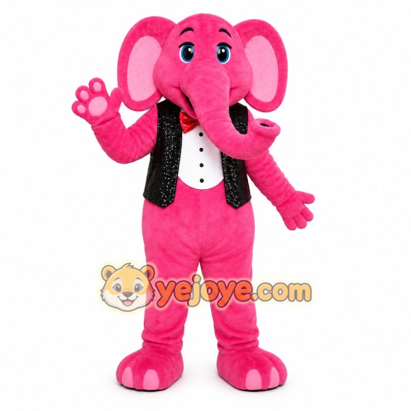 Elephant Mascot Costume for Adults Custom Logo Party Character Suit