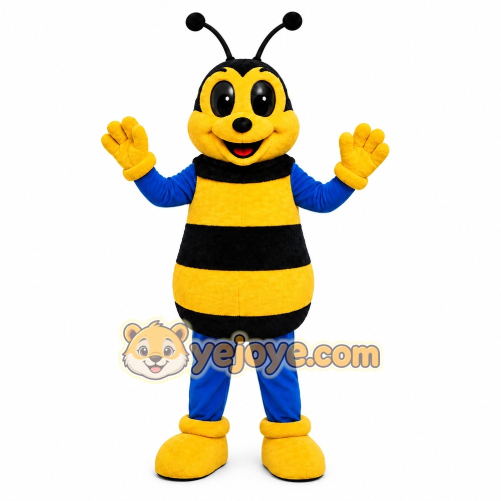 Bee Mascot Costume for Adults Custom Logo Party Character Suit Bee Mascot Costume for Adults Custom Logo Party Character Suit