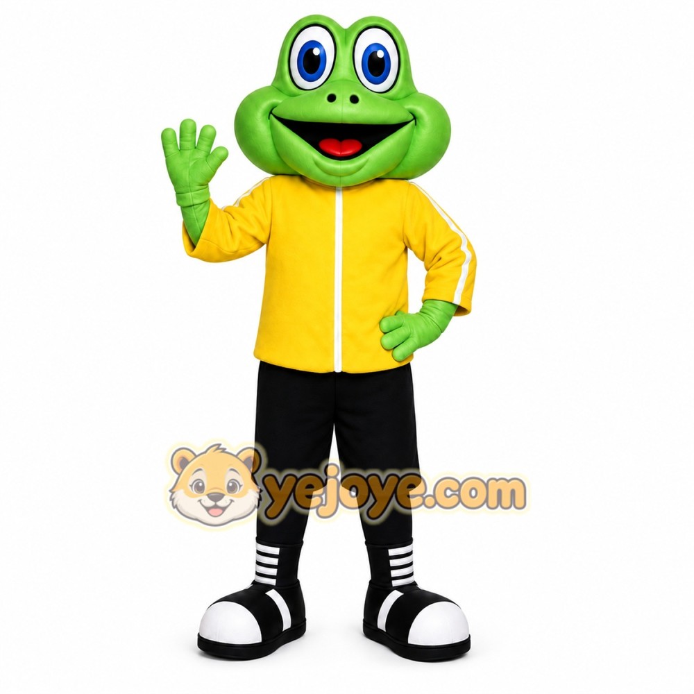Frog Mascot Costume for Adults Custom Logo Party Character Suit Frog Mascot Costume for Adults Custom Logo Party Character Suit