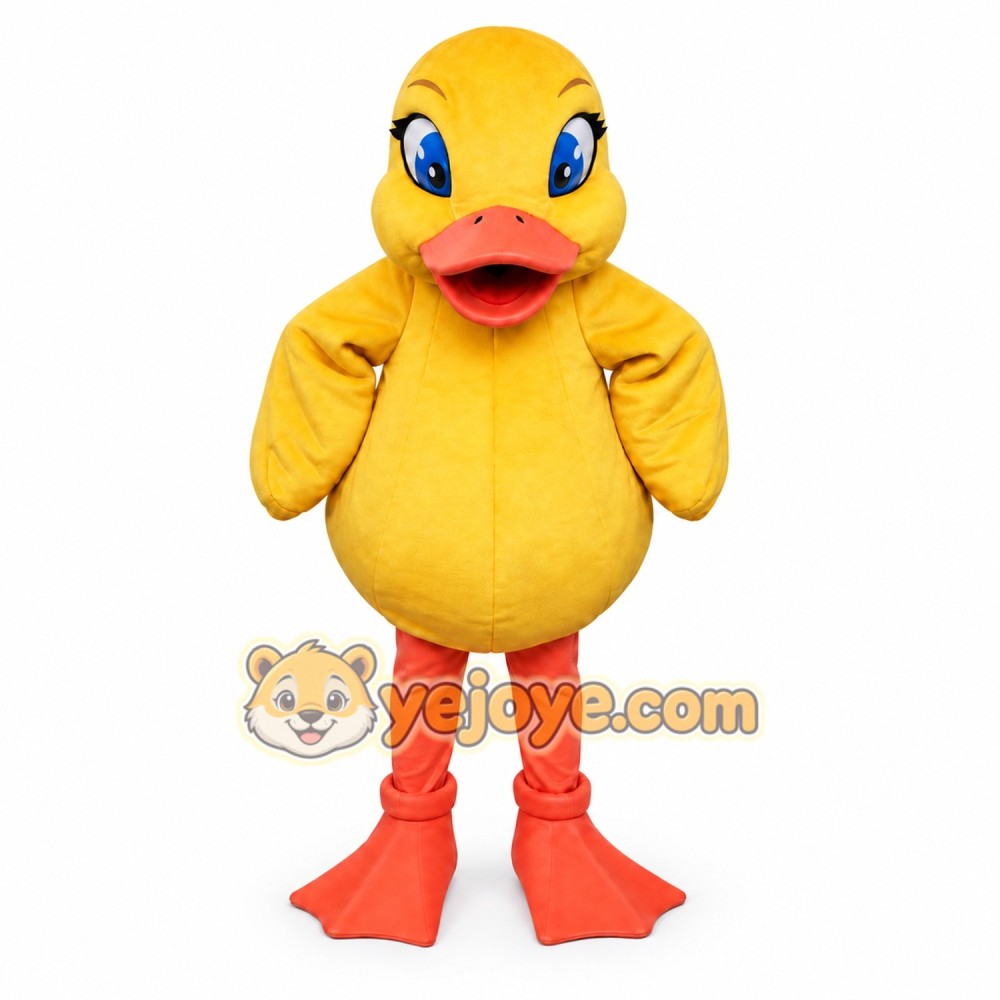 Duck Mascot Costume for Adults Custom Logo Party Character Suit
