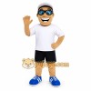Boy Mascot Costume for Adults Custom Logo Party Character Suit