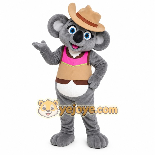 Koala Mascot Costume for Adults Custom Logo Party Character Suit