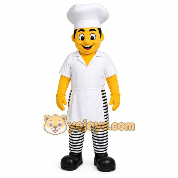 Chef Mascot Costume for Adults Custom Logo Party Character Suit