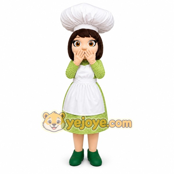 Chef Mascot Costume for Adults Custom Logo Party Character Suit
