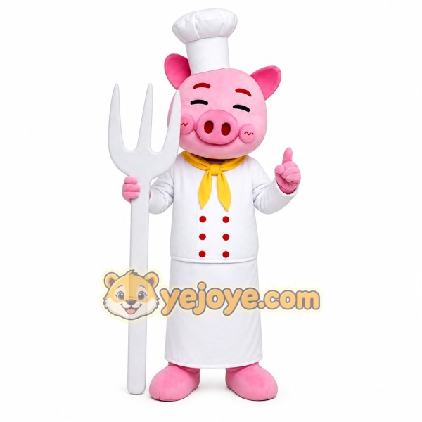 Pig Mascot Costume for Adults Custom Logo Party Character Suit