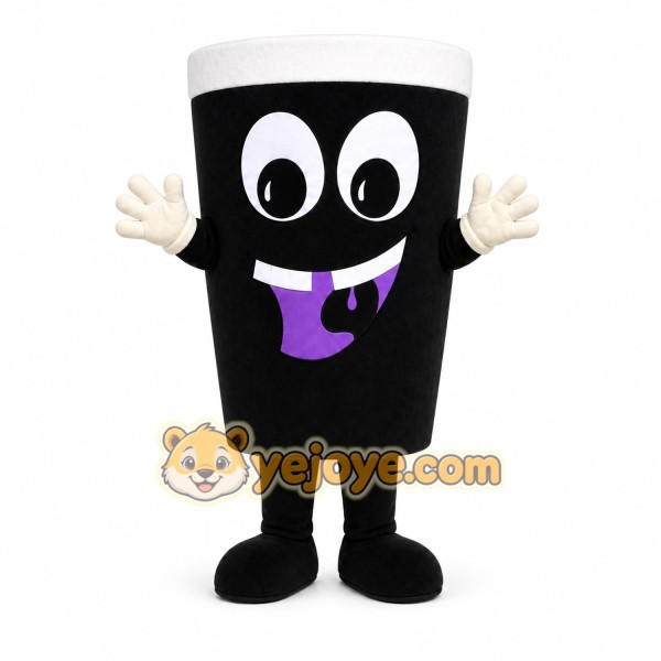 Cup Mascot Costume for Adults Custom Logo Party Character Suit