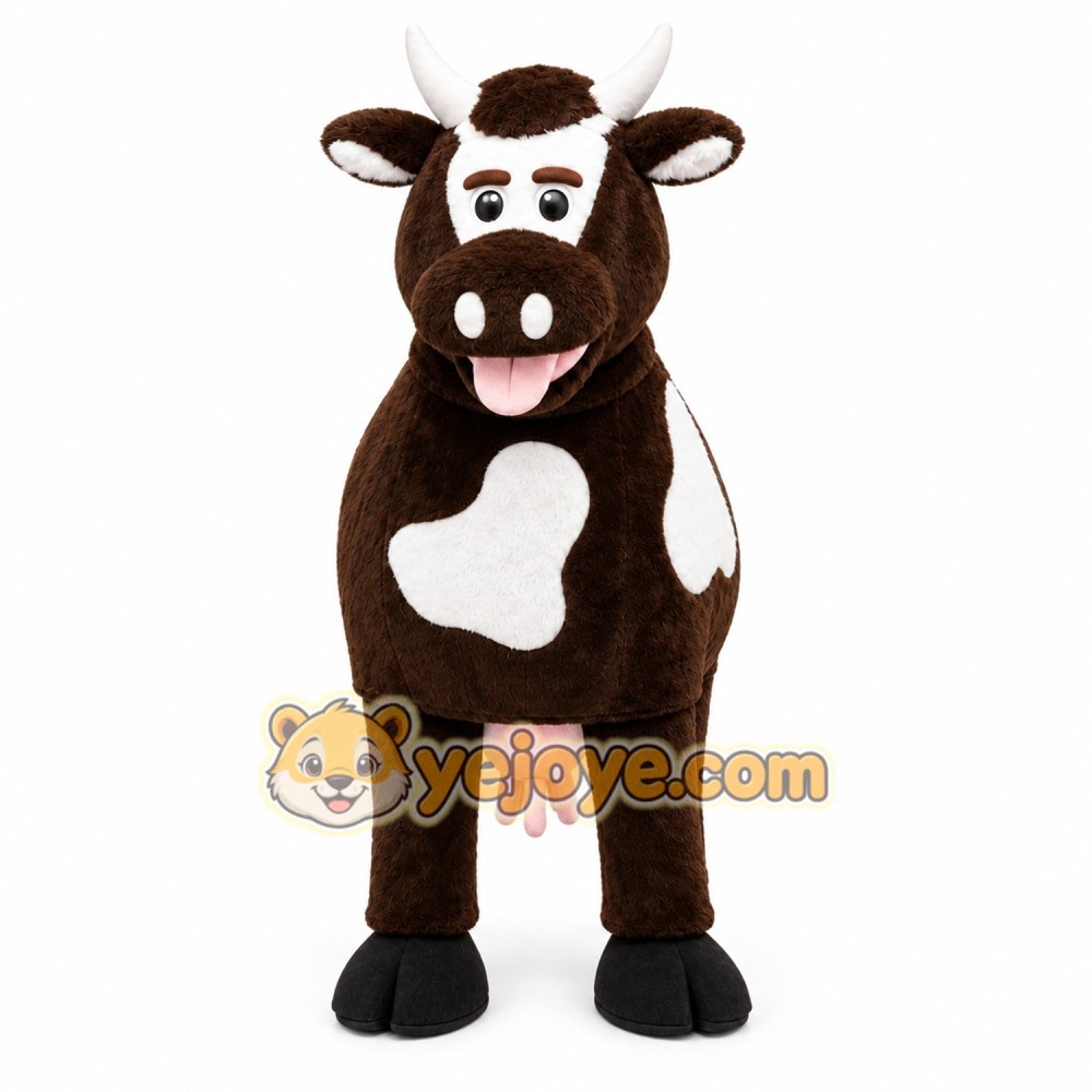 Cow Mascot Costume for Adults Custom Logo Party Character Suit Cow Mascot Costume for Adults Custom Logo Party Character Suit