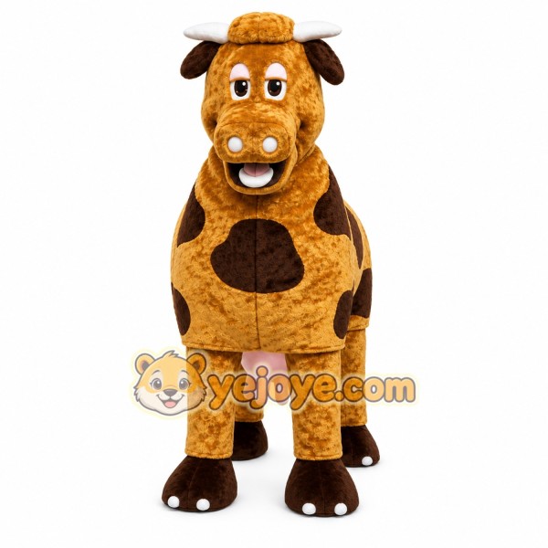 Cow Mascot Costume for Adults Custom Logo Party Character Suit