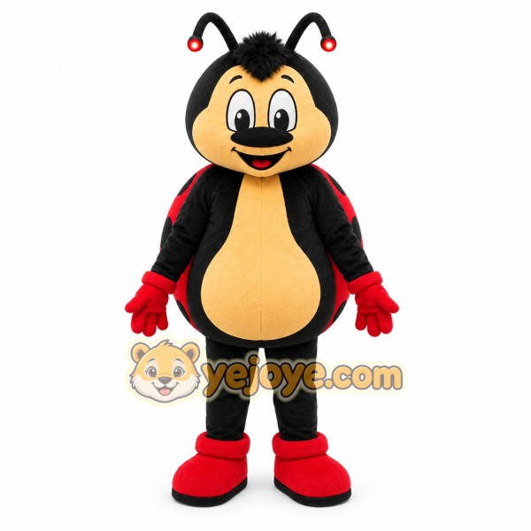 Ladybug Mascot Costume for Adults Custom Logo Party Character Suit Ladybug Mascot Costume for Adults Custom Logo Party Character Suit