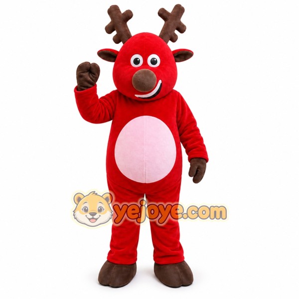 Reindeer Mascot Costume for Adults Custom Logo Party Character Suit