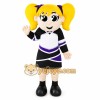 cheerleader Mascot Costume for Adults Custom Logo Party Character Suit